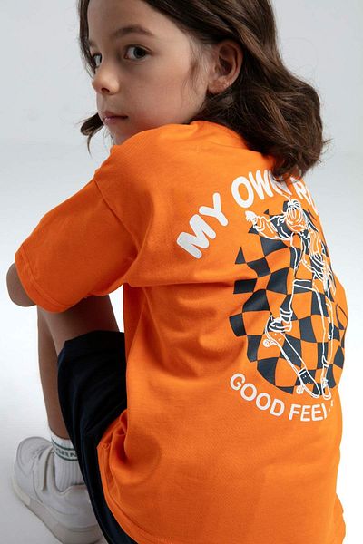 HAUSEkids 4-15 Years Cool Smile Boy's Suit-Orange