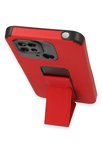 NewFace Xiaomi Redmi 10C Case Mega Stand Silicone - Red 1491515709