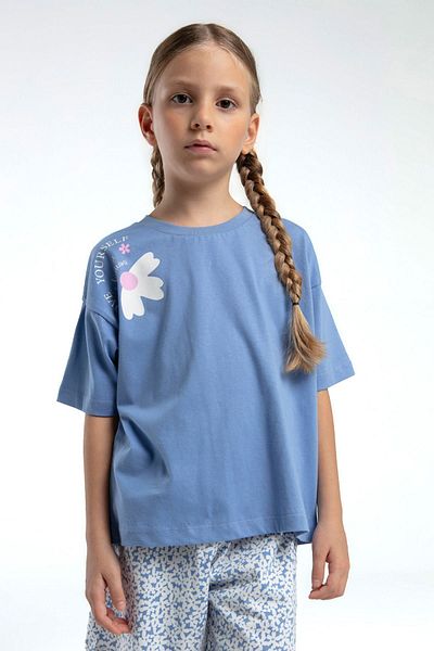 HAUSEkids 2-15 Years Yourself Daisy Girl's Suit-Indigo