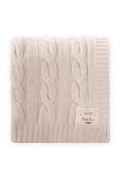Cigit 80X100 cm (+/-5 cm) Stone Color Hair Knitting Knitwear Blanket