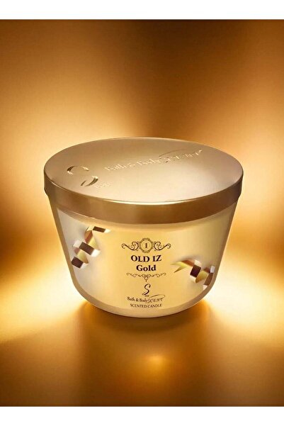 bath body Scent شمعة OLD IZ الذهبية المعطرة 320 جرام