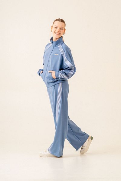 HAUSEkids 9-15 ani Linie Design Modern Costum Fata-Albastru