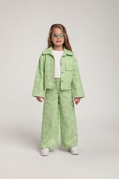 HAUSEkids 5-14 Years Premium Dolce Girl's Suit-Pistachio Green