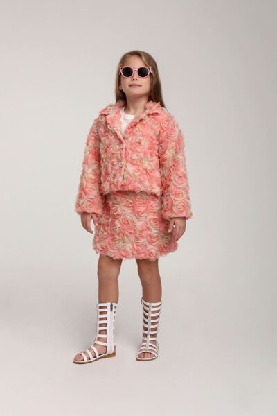 HAUSEkids Σετ 3 τεμαχίων για κορίτσια 5-9 ετών Premium Love Grasse - Κοραλί