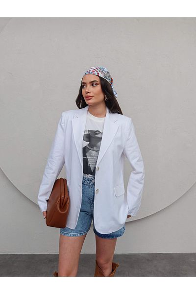 ESRAHELVACI Padded Linen Jacket