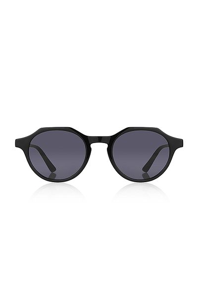 Kinary New Trend Unisex Sunglasses Black Shiny 1037