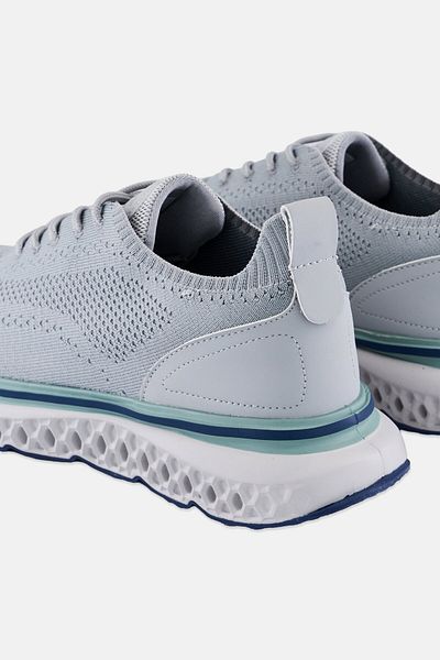 Algspar Men Lace Up Casual Shoes, Grey