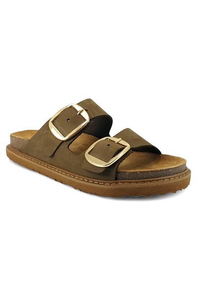 Beety 2395 25yt Γυναικείες Παντόφλες Καθημερινές Sand Nubuck