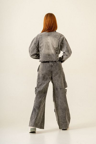 HAUSEkids 9-15 Years Mussness Miami Girl's 3-Piece Set-Anthracite