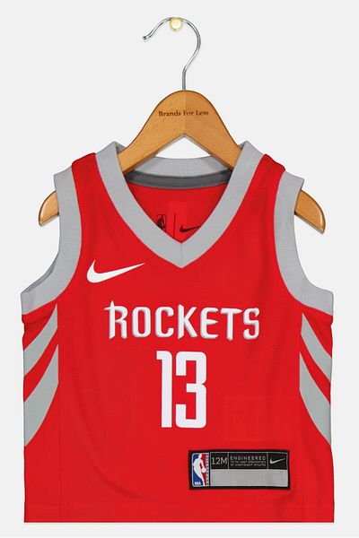 Nike X Nba Toddlers Boy Graphic Print Jersey, Red