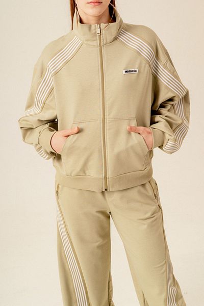 HAUSEkids 9-15 Years Line Modern Design Girl's Suit-Khaki