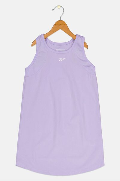 Reebok Kids Girl Sportswear Fit Sleeveless Training Tank Top, Lavender