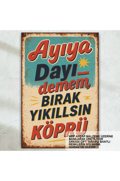 Hayat Poster Ne zovem ga ujak medved, smešni humoristički citati, zidna umetn...