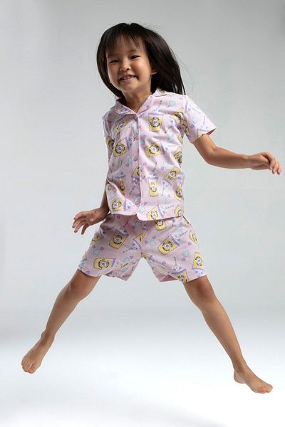 HAUSEkids 2-15 Years Ice Cream Girl's Suit-Pink
