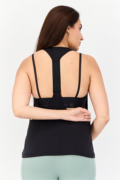 adidas Women Sportswear Fit Sleeveless Training Tank top, Black