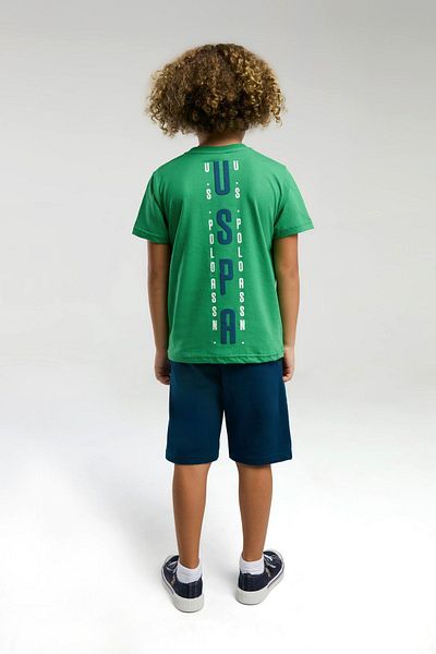 U.S. Polo Assn. 4-15 Years Old Licensed Us Polo Assn Boy's Suit-Green