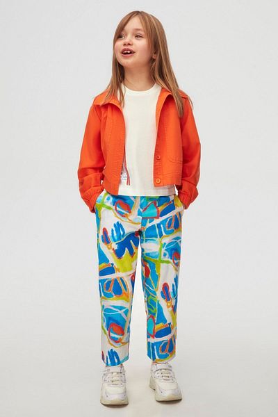 HAUSEkids 4-8 Years Old Macaw Perfect Girl's 3-Piece Set-Orange
