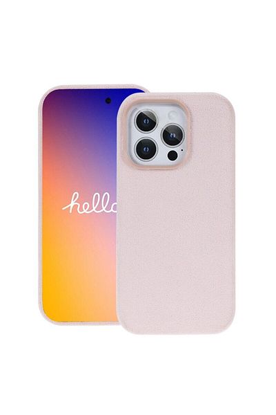 megaMobile Husa compatibila Apple iPhone 16 Pro Max, alcantara, MagSafe, protectie camere, megaMOBILE®, roz