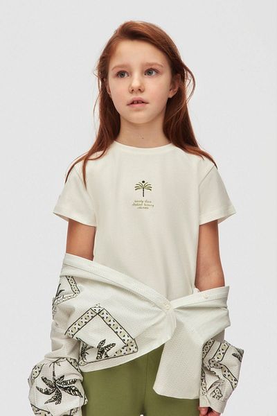 HAUSEkids 8-14 Years Luxury Cammelia Girl's 3-Piece Set-Ecru