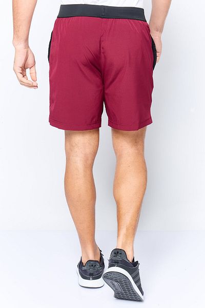 Mister Men Sportswear Fit 7 Inseam Training Shorts, Maroon