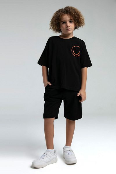 HAUSEkids 4-15 Years Cool Smile Boy Suit-Black