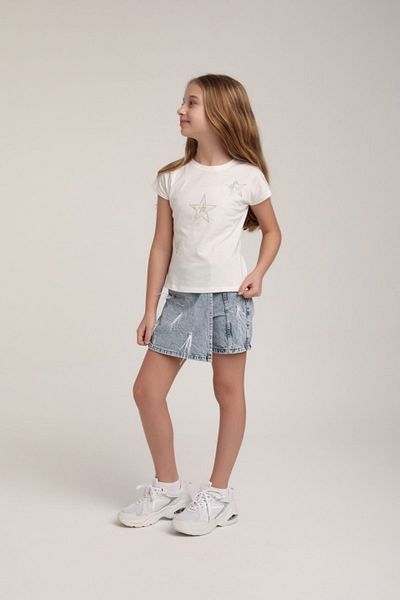 HAUSEkids 5-14 Years Star Mussness Girl's Shorts Skirt Suit-Ecru