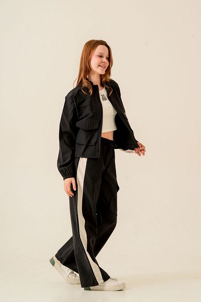 HAUSEkids 9-15 Years More Fearless Girl's Suit-Black