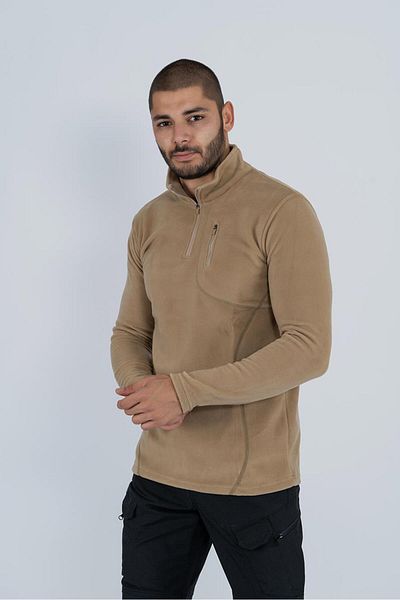 BİKATEX Bikatex Tactical Half Zipper Sweatshirt Fleece Anti Pilling Fit Stand-up Collar Fleece - 903