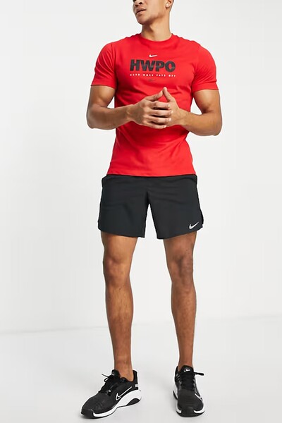 Nike Dri-Fit Flex Stride 18cm Brief Running Siyah Erkek Şort