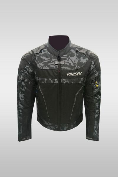 Prosev 186 Hörgüçlü 4 Mevsim Motorcu Montu Camo