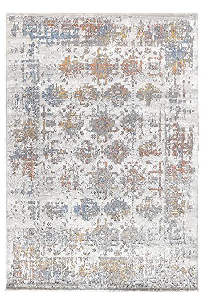 Efor Halı Paradise Mavi Terra Halı Modern Dokuma Halı Yumuşak Oturma Odası Salon Çocuk Odası Mutfak Halısı M10