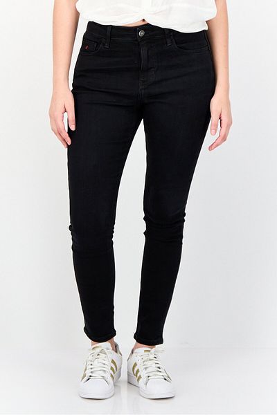 Esprit Women Skinny Fit Plain Stretchable Jeans, Black