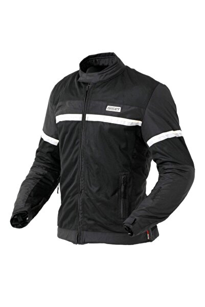 Forte GT Hattuşa Siyah Korumalı Yazlık Fileli Motorcu Montu