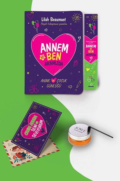 nesnel yayınlar Diary between My Mother and Me and Jowe Eyebrow Shaping Wax - 50 ml