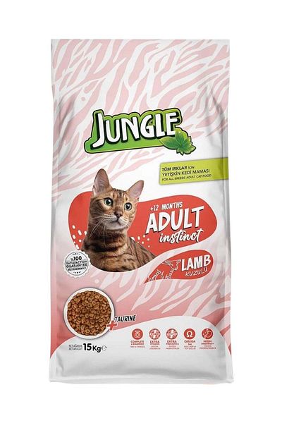 Jungle Complete Food for Cats with Lamb 15KG