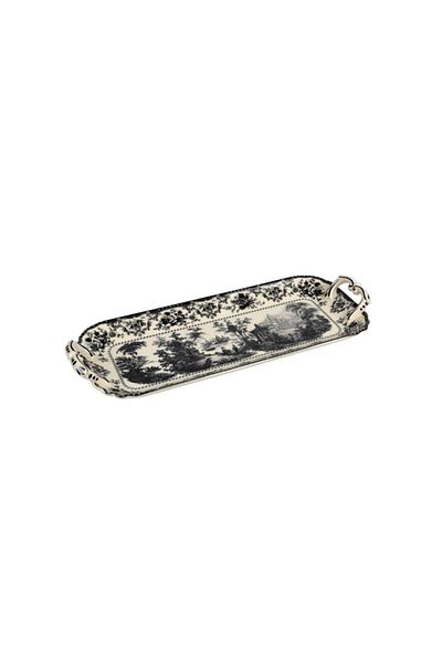 Lucky Art Florantine Tray 42cm Black