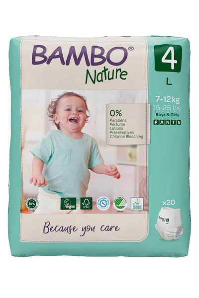 Bambo Nature No4 Ecological Panty Diapers