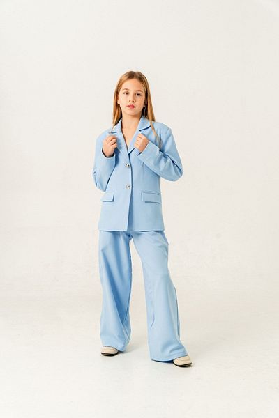 HAUSEkids 4-15 ani Culori Nişantaşı Costum pentru fete-albastru