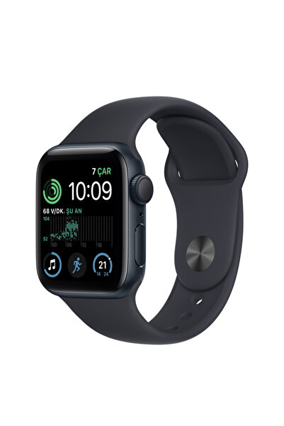 Apple Watch SE 40mm (2.Nesil) (GPS) Alüminyum Kasa Gece Yarısı A MNJT3TU/A - ...