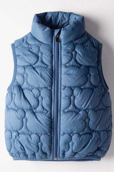 HAUSEkids 1-5 Years Bear Happy Filled Boy's Vest-Indigo