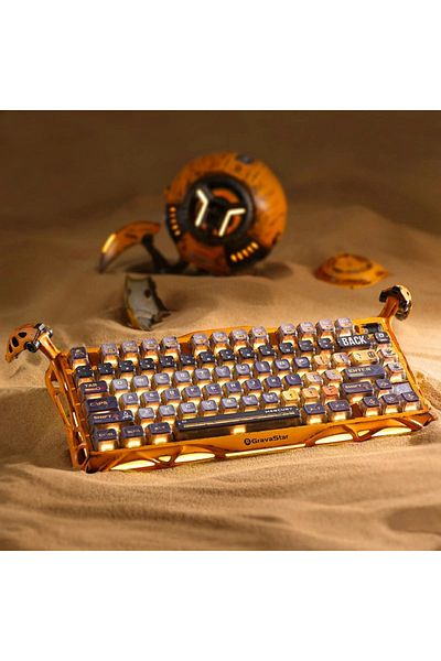 Gravastar لوحة مفاتيح الألعاب الميكانيكية GravaStar Mercury K1 Pro 75% لاسلكية