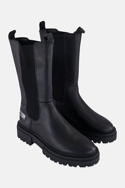 Steve Madden Women Ark In-ny Slip On Mid Calf Boots, Black