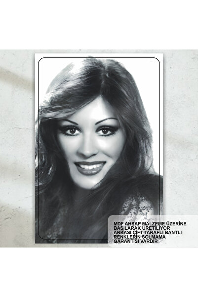 Hayat Poster gülşen bubikoğlu yeşilçam türk sineması siyah beyaz tablo retro ...