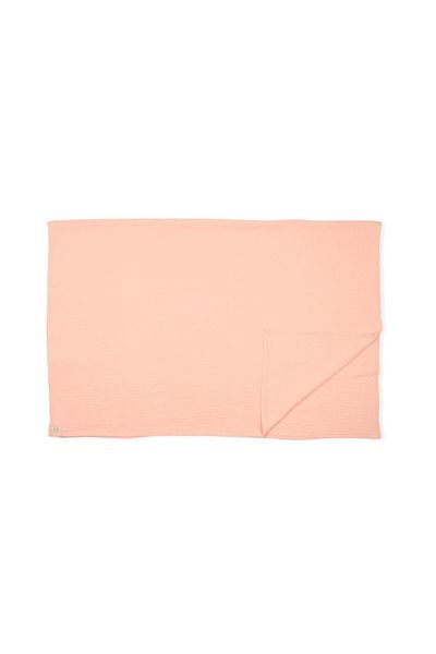 Cigit Muslin Baby Bedsheet (Washed) 120X150Cm +/ - 2 cm Powder Pink
