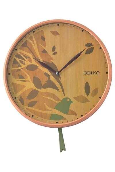 Seiko QXC243Z Sallanan Kuş Kuyruklu Sarkaçlı Duvar Saati