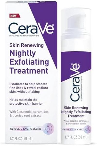 CeraVe Anti Aging Face Serum with Glycolic Acid, Lactic Acid, and Ceramides | Dark Spot Corrector fo
