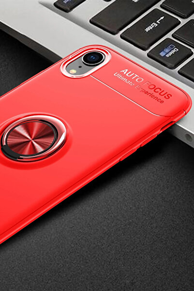 NewFace iPhone Xr Case Range Ring Silicone - Red 1492629709