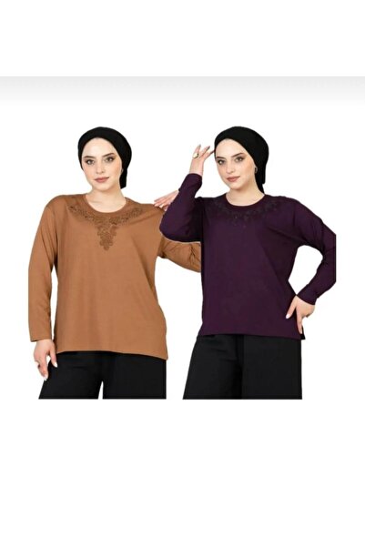 Kuraff Giyim Γυναικεία γιορτή της μητέρας 2 τεμαχίων λύκρα πέτρα λεπτομέρεια ...