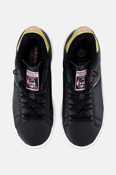 adidas Women Stan Smith Bonega Lace Up Outdoor Shoes, Black