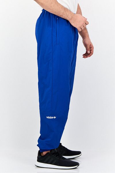 adidas Men Sportswear Fit Printed Outdoor Track Pants, Royal Blue